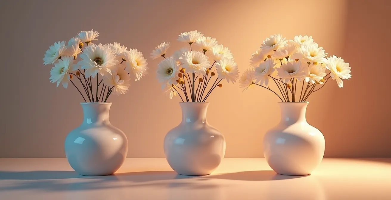 Différentes ambiances lumineuses LED du blanc chaud au blanc froid